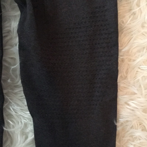 WORN 1X, Womens High Waist Workout Seamless Leggings, charcoal‎ grey, S - Picture 11 of 11